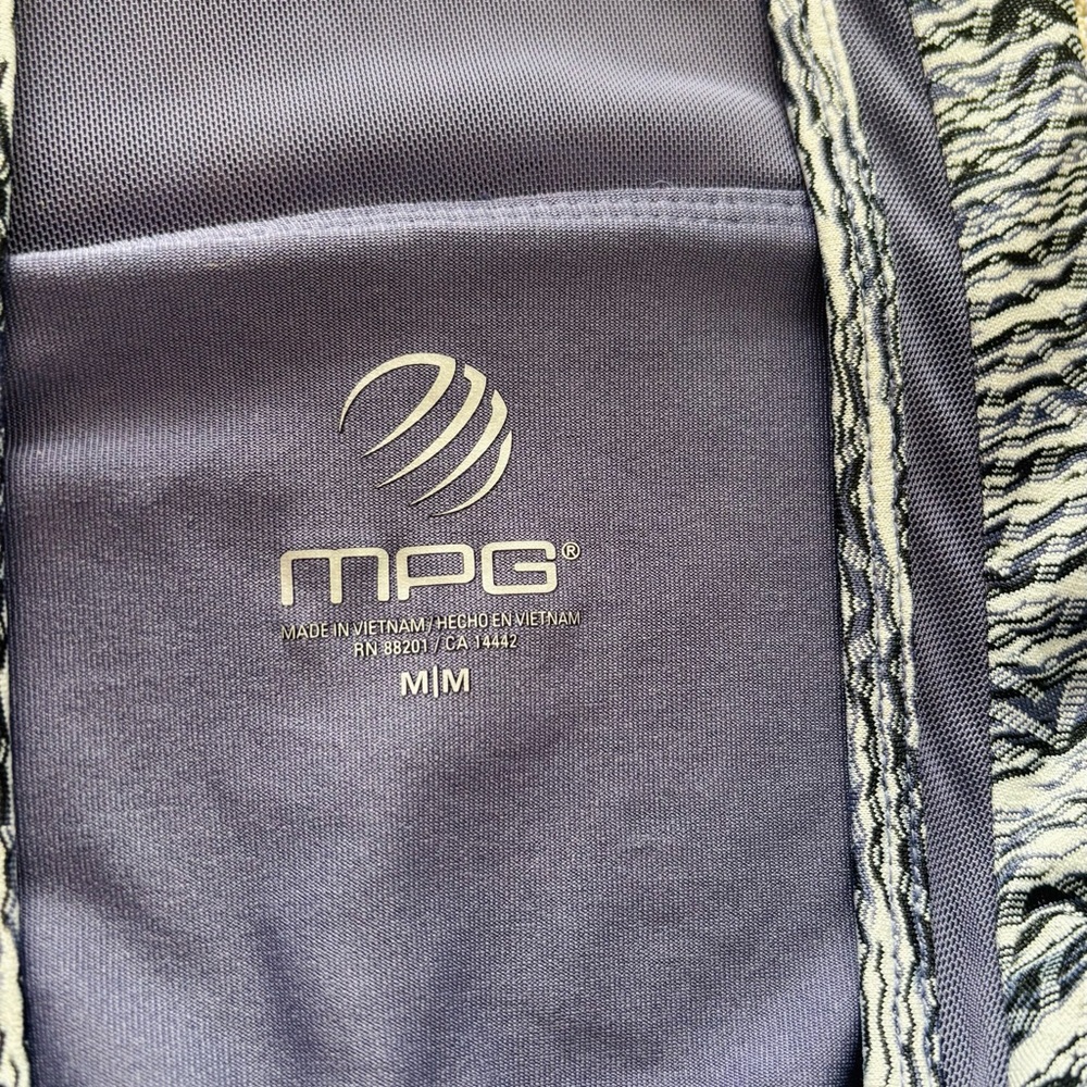MPG Medium Travel Dress or Racer Dress. Halter dress. Black and blue design - Picture 11 of 11